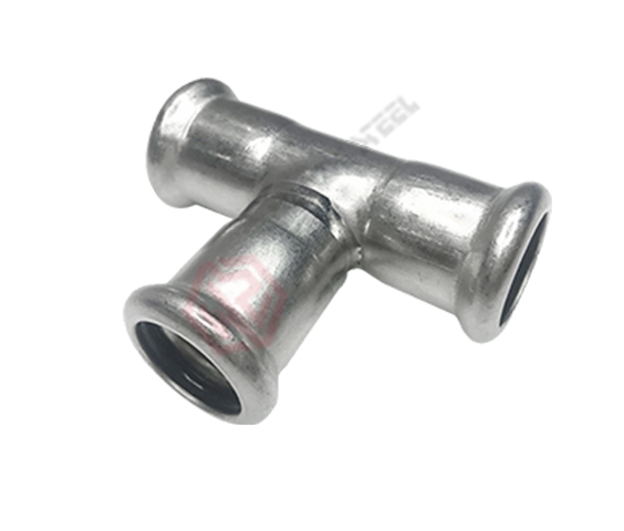Stainless steel tee