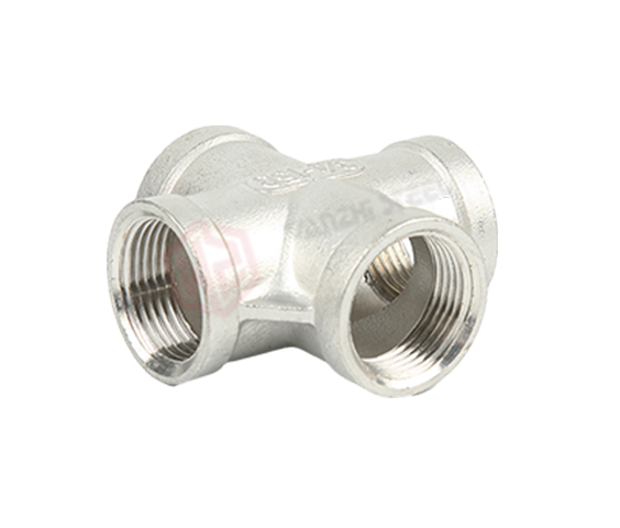 Stainless steel cross fitting